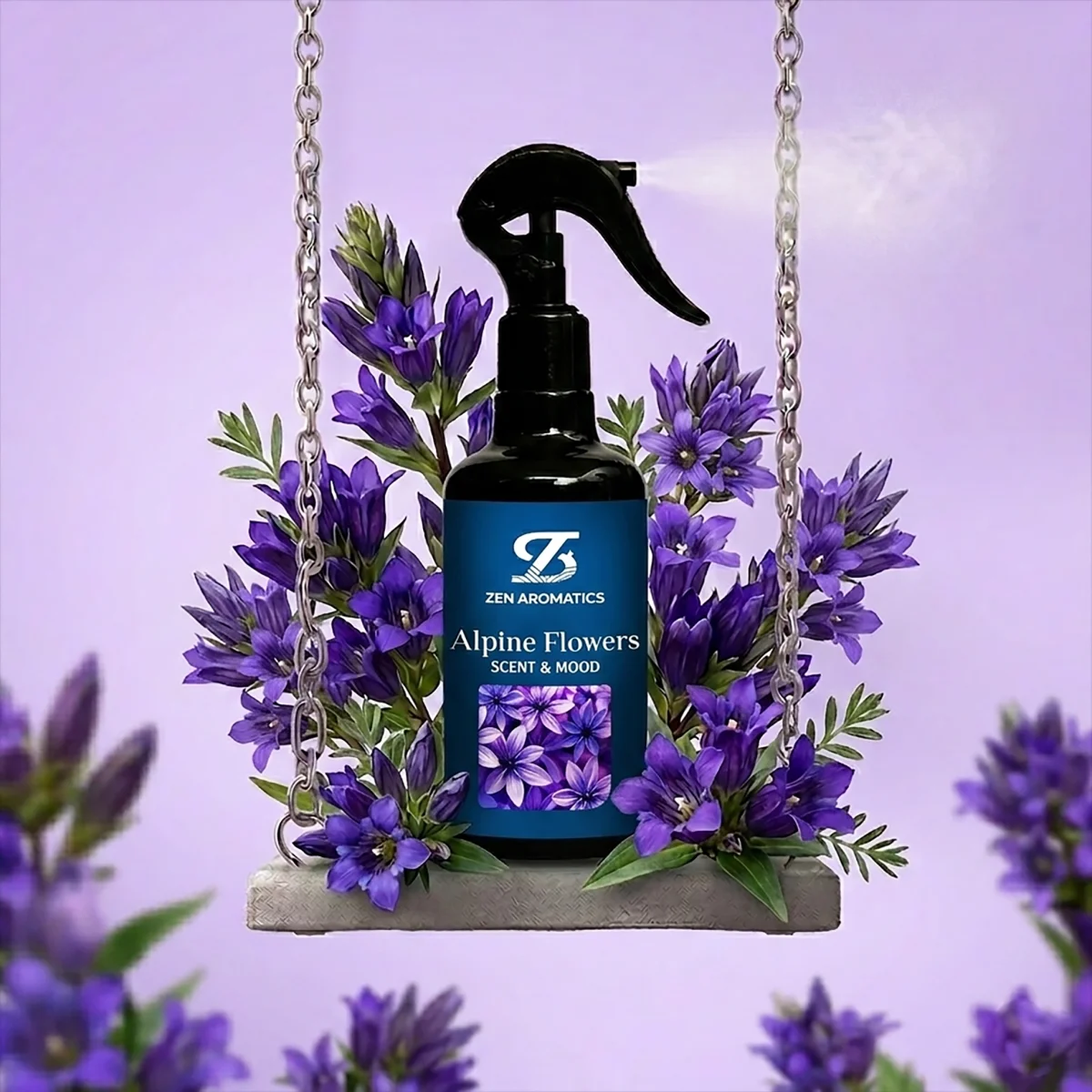 ZEN Air Freshener Alpine Flowers / ჰაერის არომატიზატორი-ალპური ყვავილები, 300 მლ., ZEN AF0305